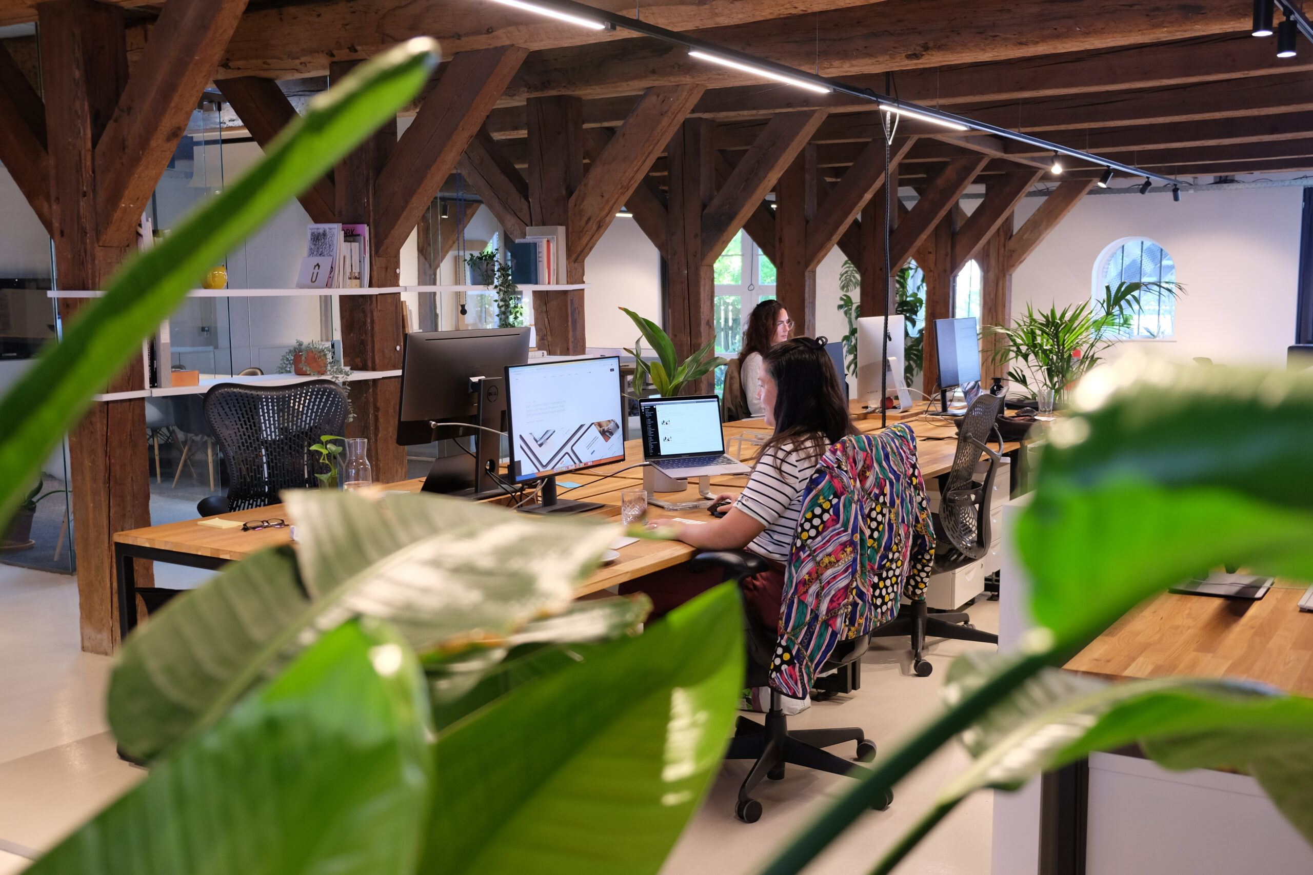 A picture of our office on a quiet day